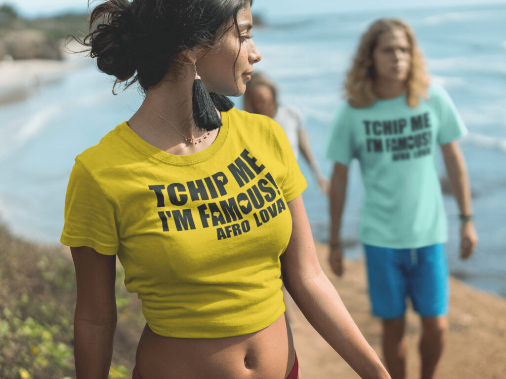 tshirt tchip me femme
