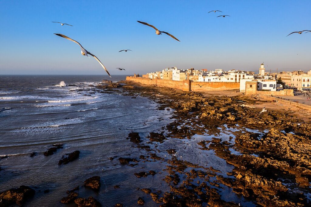 Ville d'Assaouira au Maroc