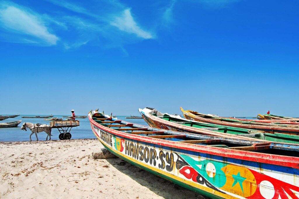 pirogues de l'ile Joal-Fadiouth