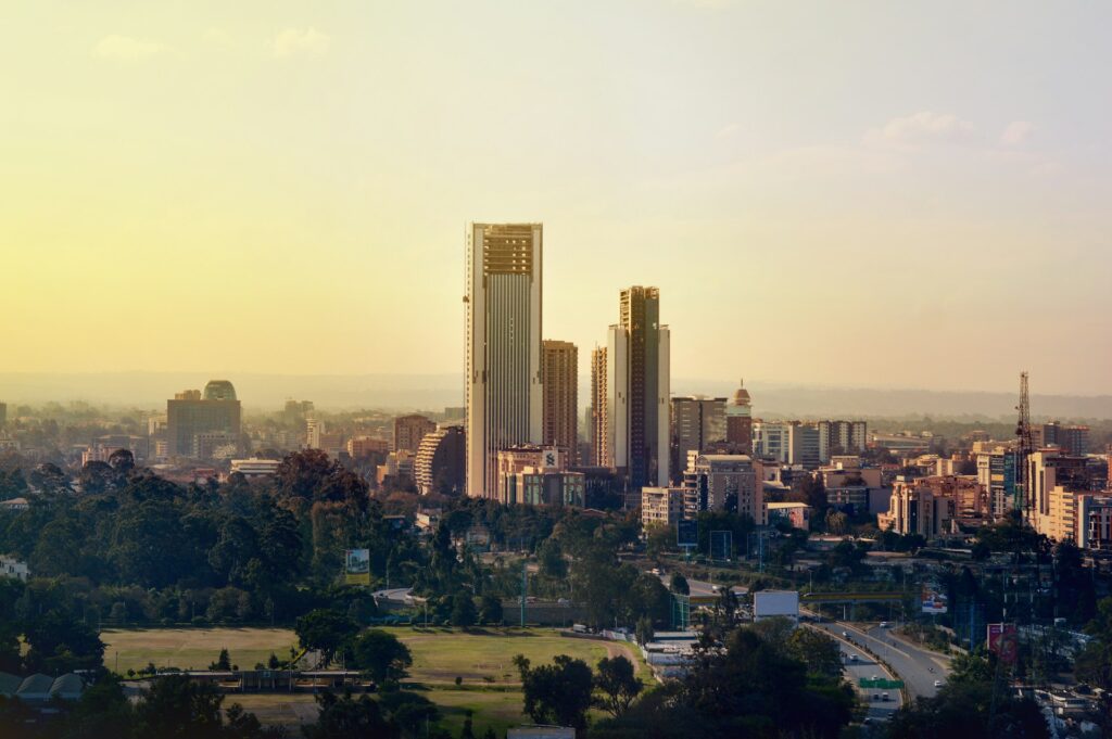 ville de Nairobi au Kenya