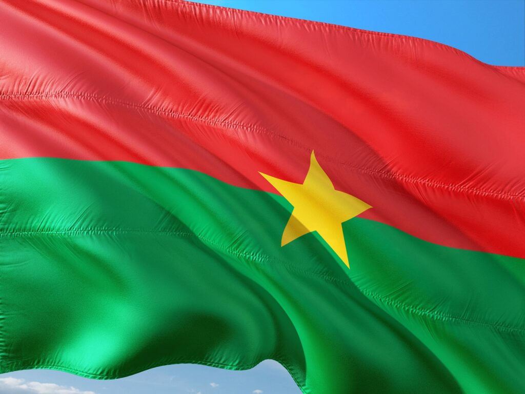 drapeau du burkina faso
